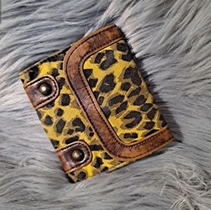 Leopard print wallet